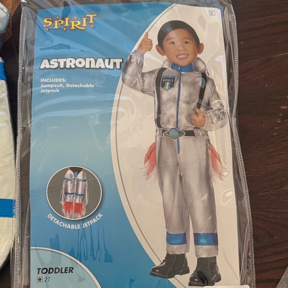Spirit Silver and Blue Astronaut Costume for Toddlers